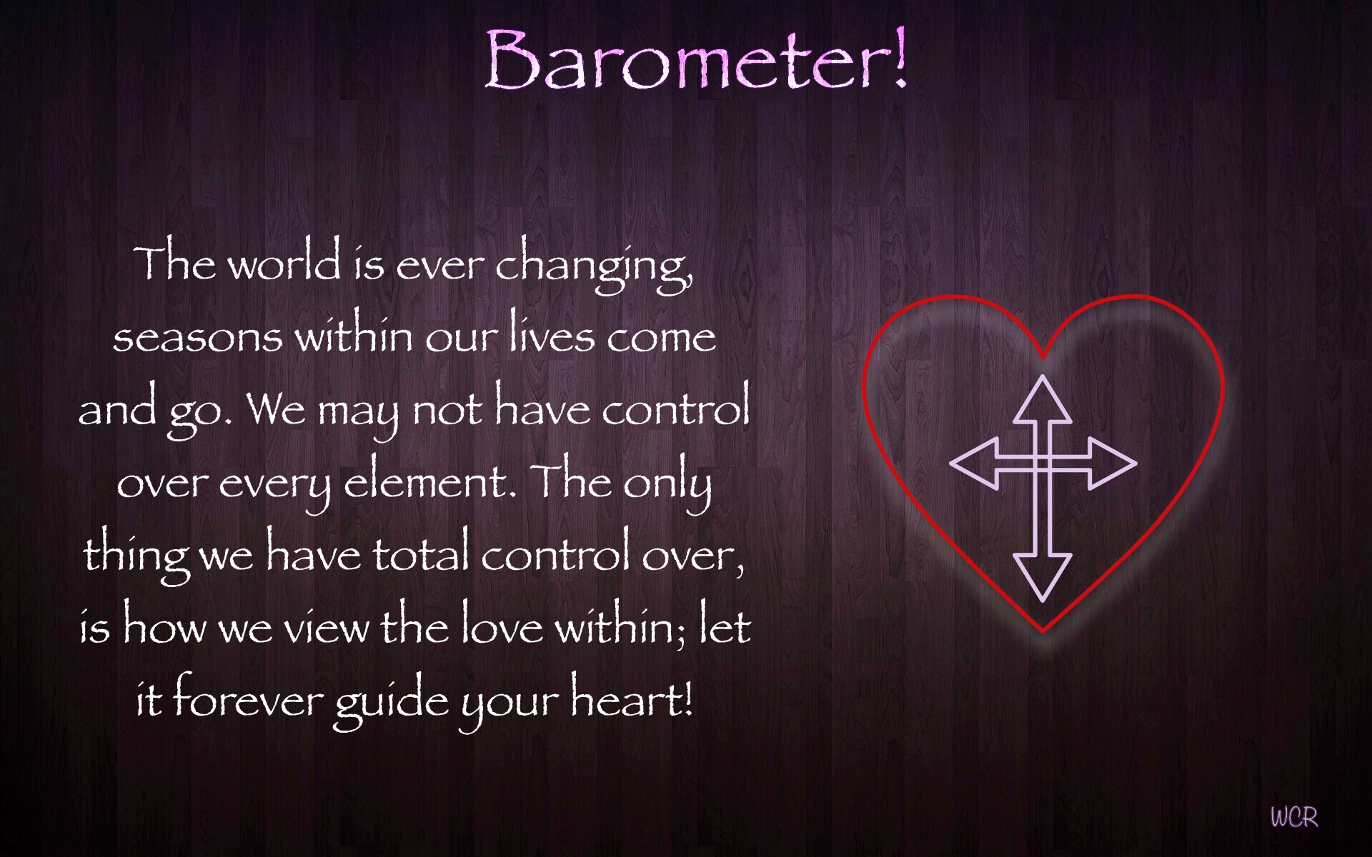 Barometer! – A Love Story!